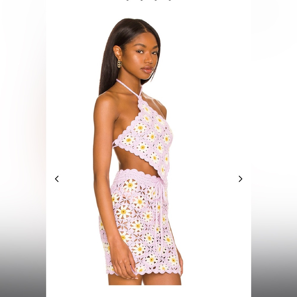 Lovers + Friends Delilah Crochet set